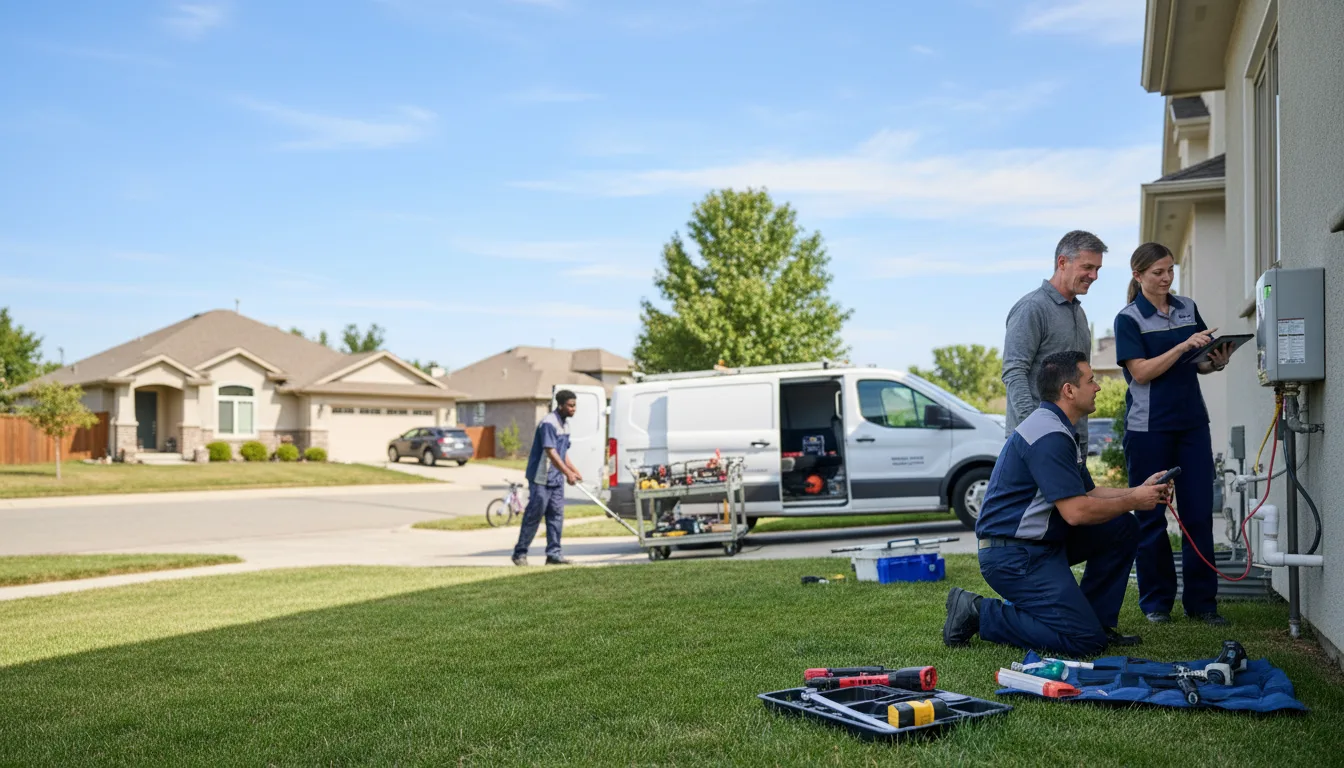 Tankless water heater service in Wheatland, IN